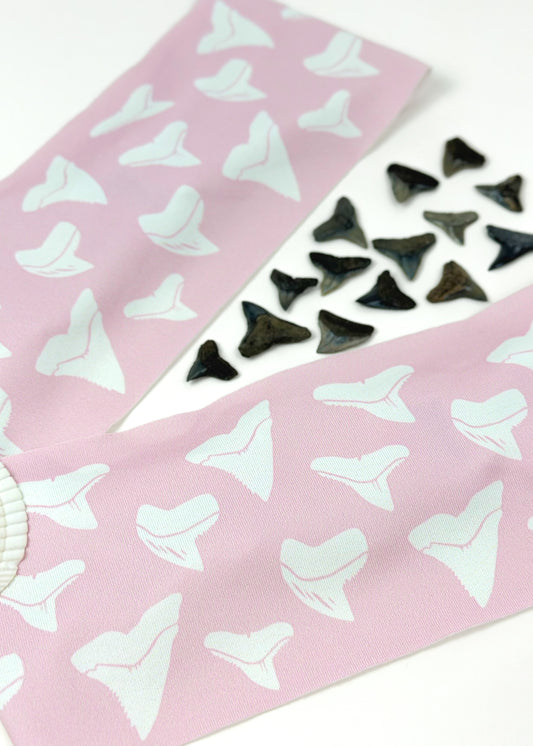 Pink Shark Teeth Dive Headband