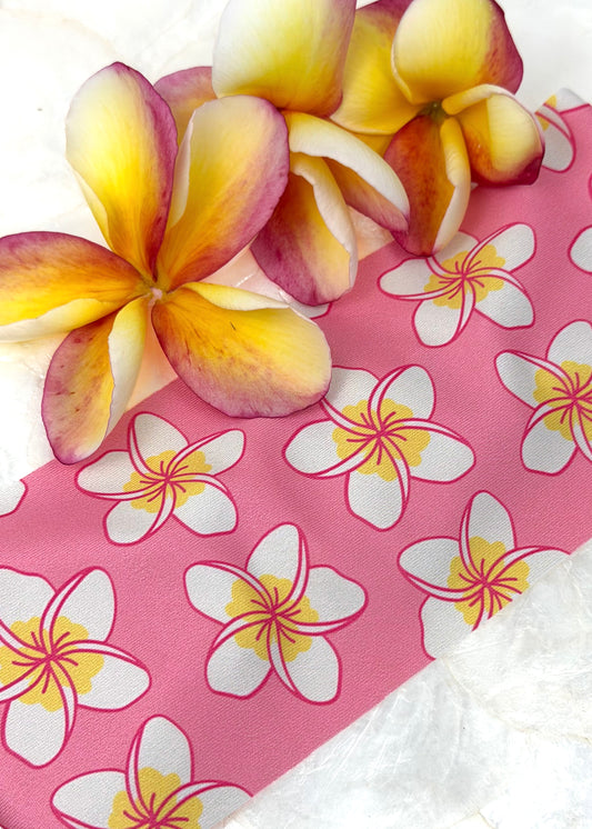 Plumeria Lover Pink Dive Headband