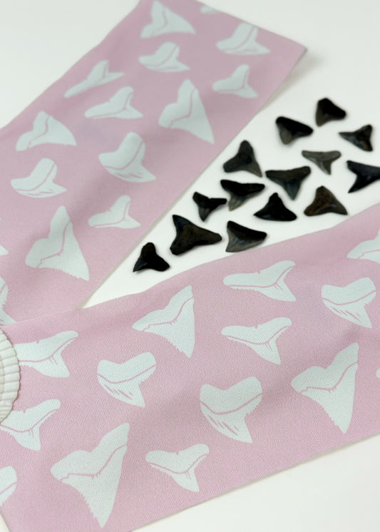 Pink Shark Teeth Dive Headband