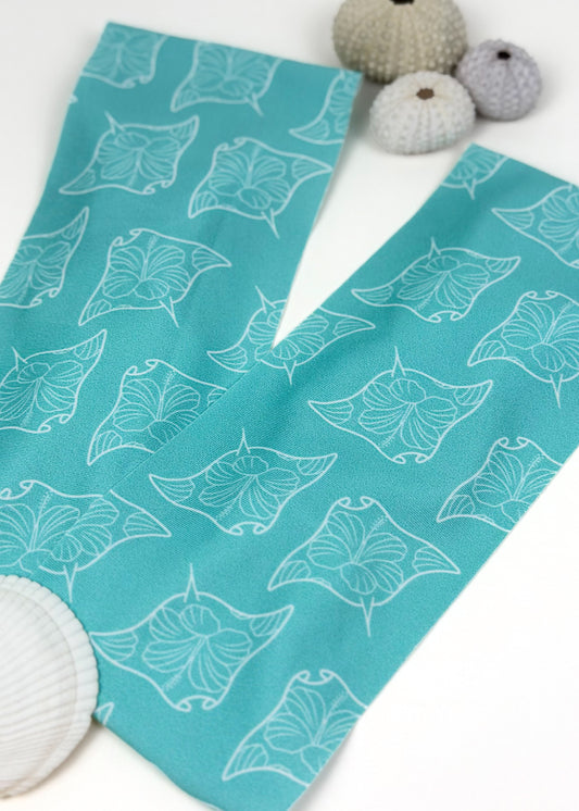 Light Teal Manta Dive Headband