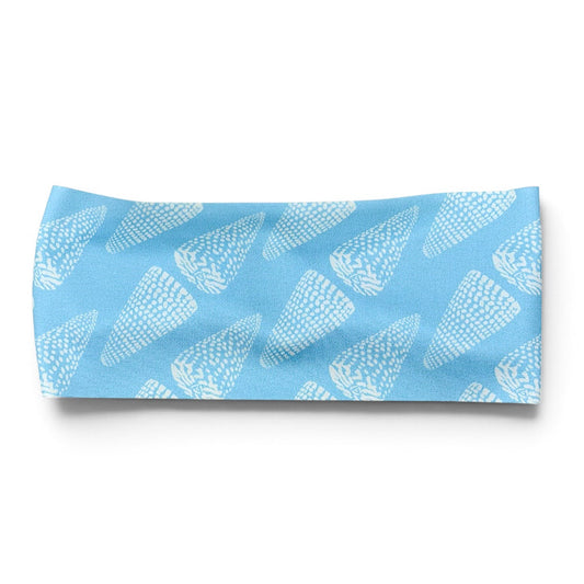 Light Blue Cone Shells Dive Headband