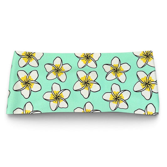 Plumeria Lover Green Dive Headband