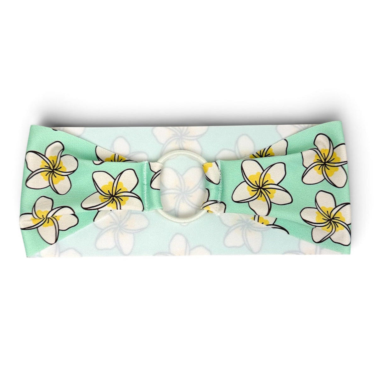Plumeria Lover Green Dive Headband