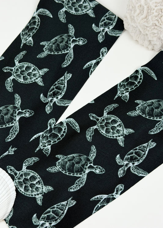 Black Sea Turtle Dive Headband