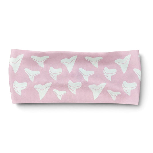 Pink Shark Teeth Dive Headband